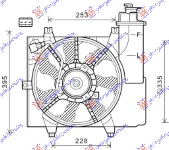 VENTILATOR BENZ(SA REZERV)