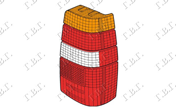 STAKLO STOP LAMPE D-Fiorino(88-99)