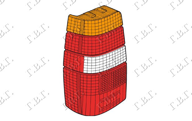 STAKLO STOP LAMPE L-Fiorino(88-99)