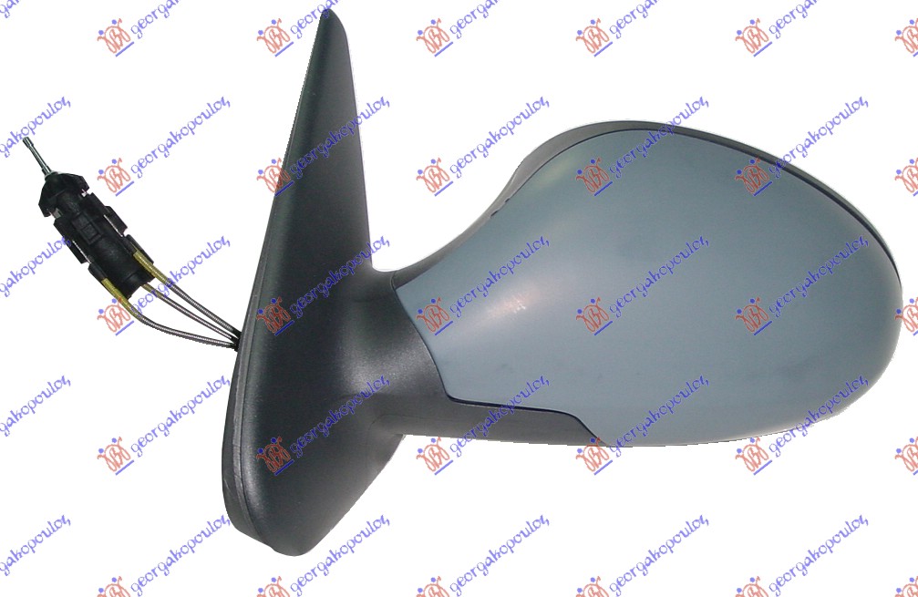RETROVIZOR MEHANICKI SA SAJLOM PM 03- (ASFERICNO STAKLO) - LEVO