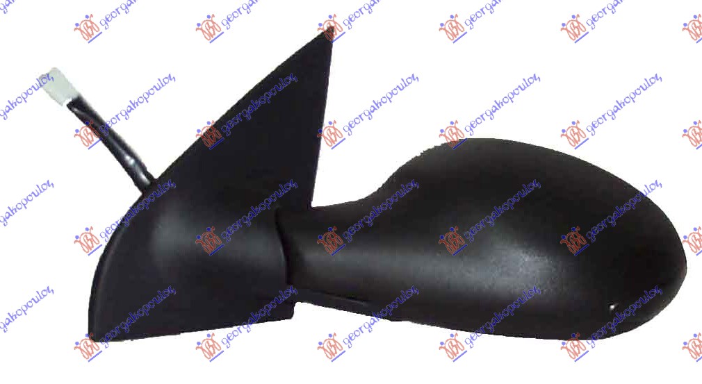 RETROVIZOR ELEKTRICNI SA GREJACEM (A KVALITET) (KONVEKSNO STAKLO) - LEVO