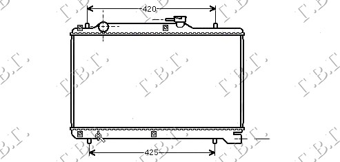 HLADNJAK MOTORA 1.8CC 16V (35x60)