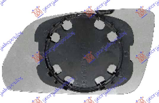 STAKLO RETROVIZORA (KONVEKSNO) - DESNO