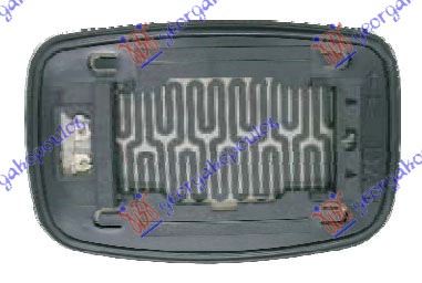 STAKLO RETROVIZORA SA GREJACEM (CETVRTASTO KACENJE) 94- (KONVEKSNO) - DESNO