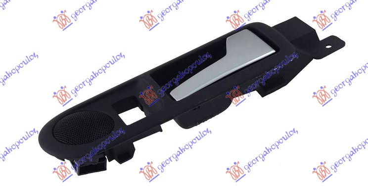 KVAKA ZADNJIH VRATA UNUTRASNJA HROM/CRNA - DESNO