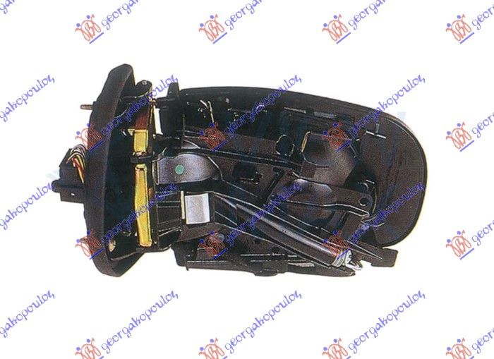 RETROVIZOR (BEZ POKLOPCA) ELEKTRICNI SA GREJACEM (MEMORIJA) (MIGAVAC) (ASFERICNO - LEVO