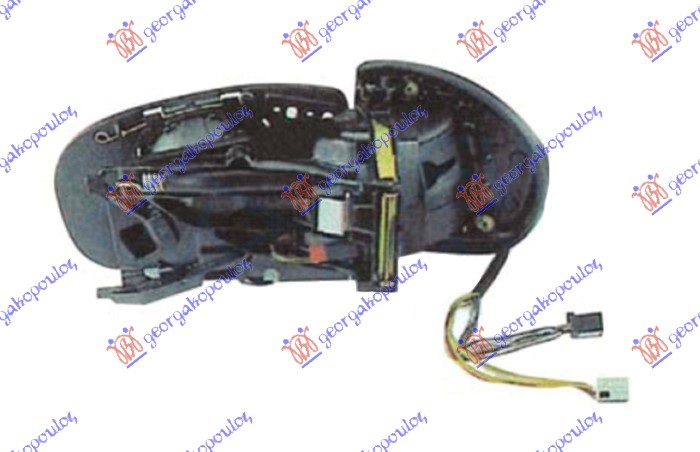 RETROVIZOR (BEZ POKLOPCA) ELEKTRICNI SA GREJACEM -06 (A KVALITET) (ASFERICNO STA - DESNO