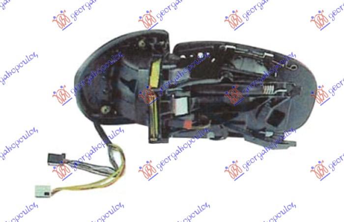 RETROVIZOR (BEZ POKLOPCA) ELEKTRICNI SA GREJACEM -06 (A KVALITET) (ASFERICNO STA - LEVO