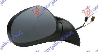 RETROVIZOR ELEKTRICNI SA GREJACEM PM (ELEKTRO-SKLOPIV) 09- (KONVEKSNO STAKLO) - DESNO