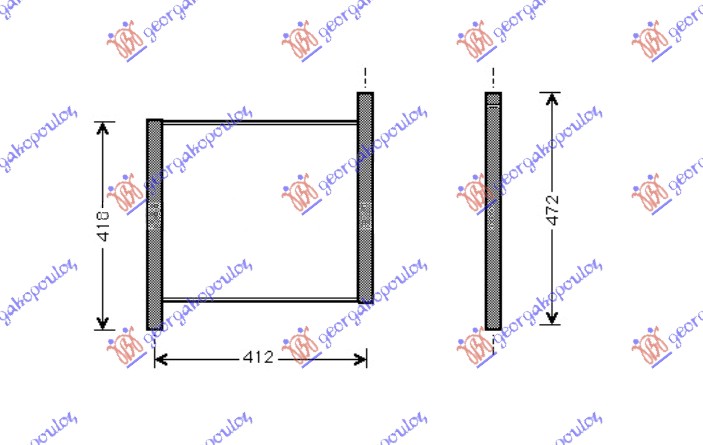 HLADNJAK MOTORA SVI MODELI (38x35)