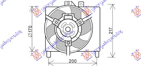 VENTILATOR INTERC. (17cm) BEN-DIZ