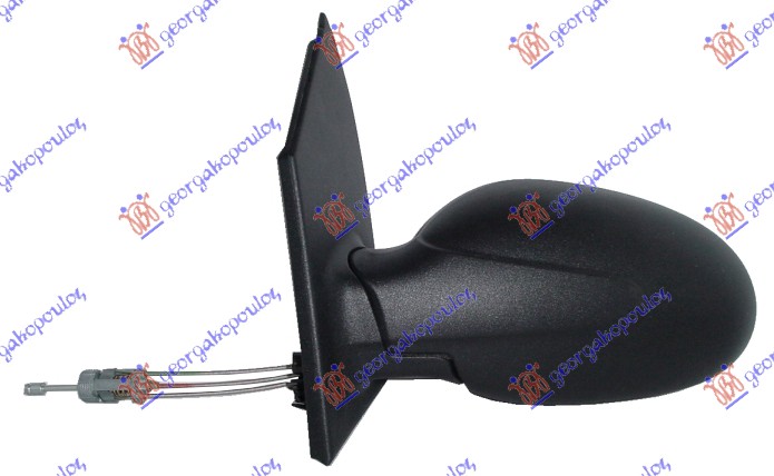 RETROVIZOR MEHANICKI SA SAJLOM (RAVNO STAKLO) - LEVO