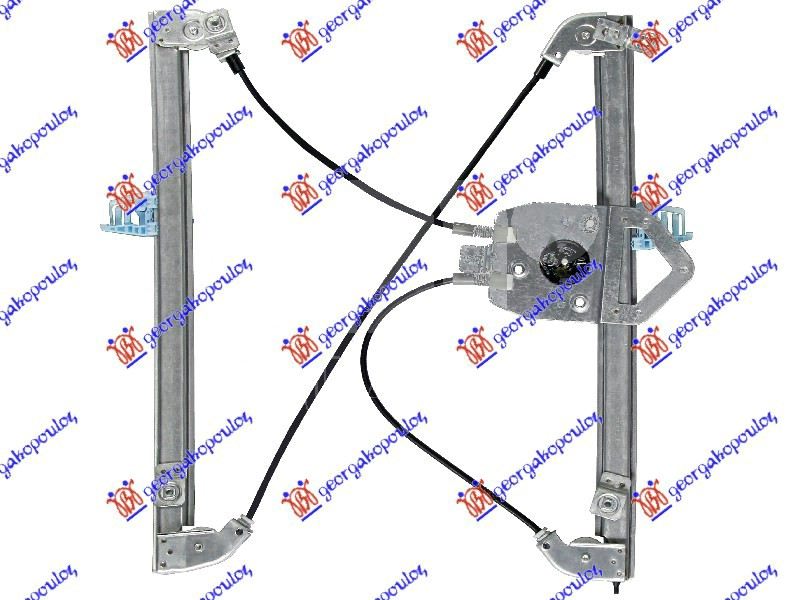 PODIZAC PREDNJEG PROZORA ELEKTRICNI (BEZ MOTORA) 5 VRATA (A KVALITET) - LEVO