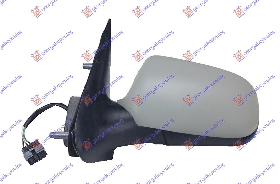 RETROVIZOR ELEKTRICNI SA GREJACEM PM -03 (ASFERICNO STAKLO) - LEVO