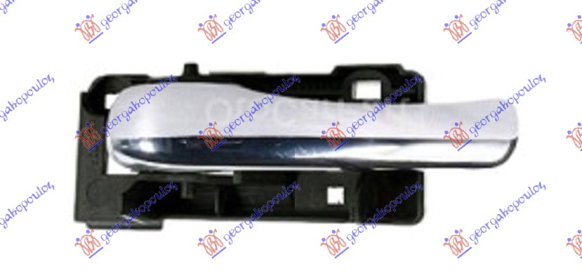 KVAKA PREDNJIH VRATA UNUTRASNJA HROM - LEVO