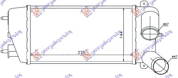 HLADNJAK INTER.1.4HDi (275x147x64)