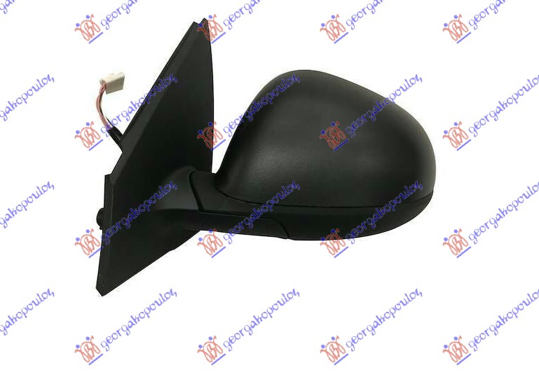 RETROVIZOR ELEKTRICNI SA GREJACEM 10- (KONVEKSNO STAKLO) - LEVO