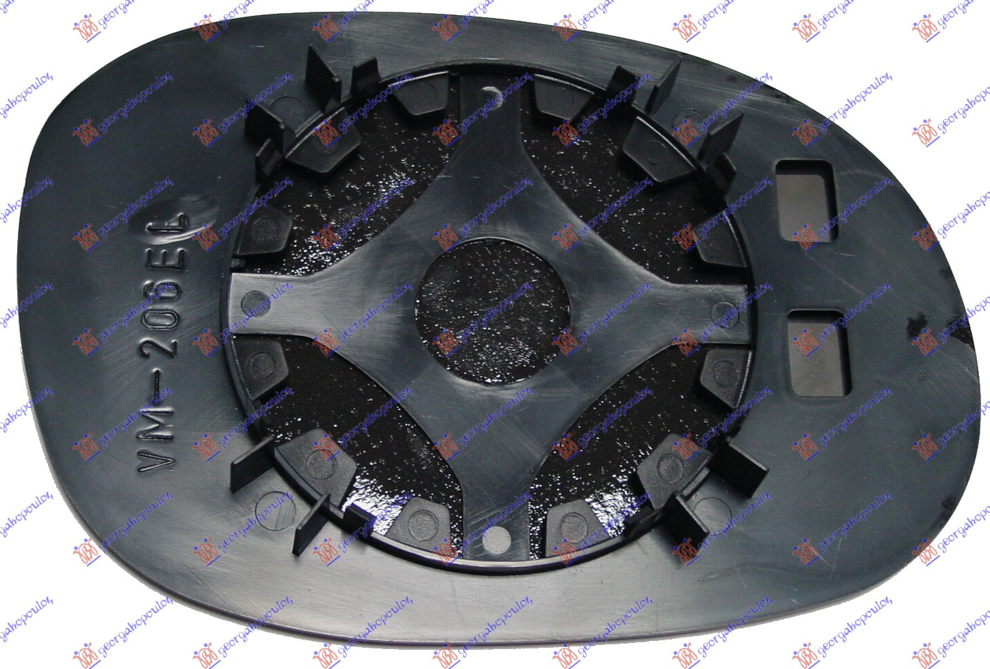 STAKLO RETROVIZORA SA GREJACEM (ASFERICNO) - LEVO