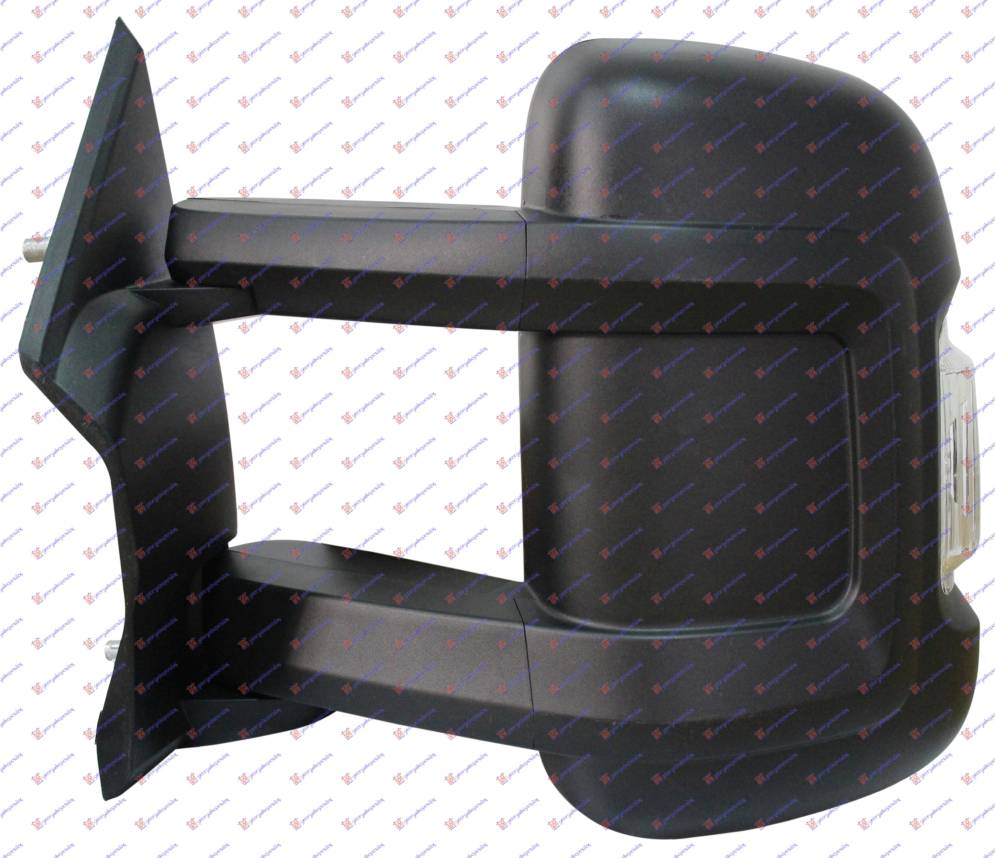 RETROVIZOR MEHANICKI DUGI (MIGAVAC) (SENZOR) (A KVALITET) (KONVEKSNO STAKLO) - LEVO