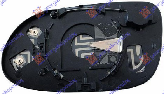 STAKLO RETROVIZORA SA GREJACEM (ASFERICNO) - LEVO