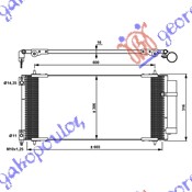 HLADNJAK KLIME 2.2-2.7 HDi (67x30.7)