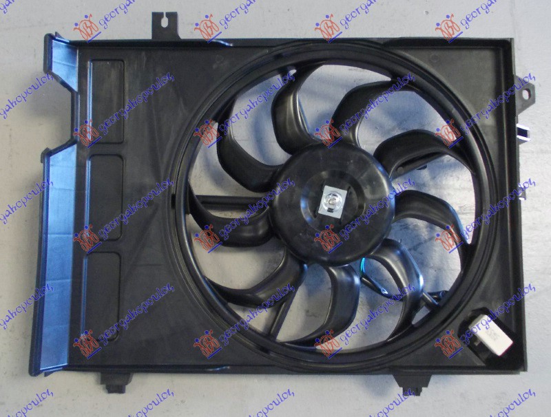 VENTILATOR 1.6 +/-A/C (33cm)