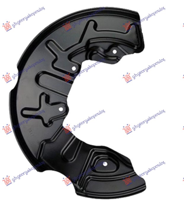 ZASTITA PREDNJEG KOCIONOG DISKA (PRECNIK ZASTITE 320mm) (PRECNIK DISKA 280mm) (A - DESNO