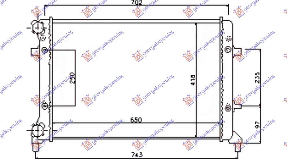 HLAD 1.4-1.6-2.0FSI/SDI M/A +A/C(65x41.5