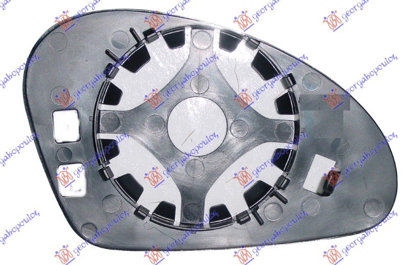 STAKLO RETROVIZORA (ASFERICNO) - LEVO