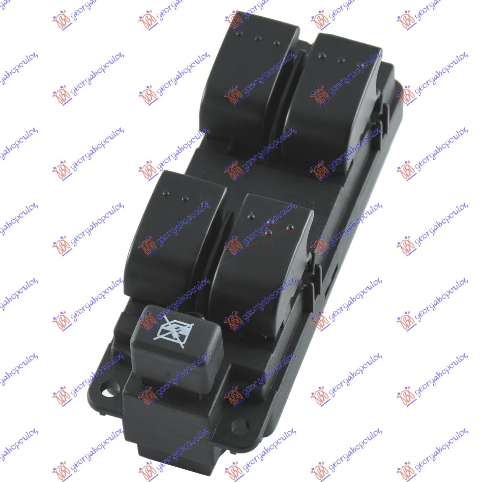 PREKIDAC U PREDNJIM VRATIMA (4 TASTERA) (12 PIN) - LEVO