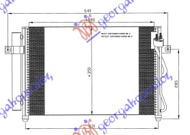 HLADNJAK KLIME 1.5 CRDi (51x35x18)