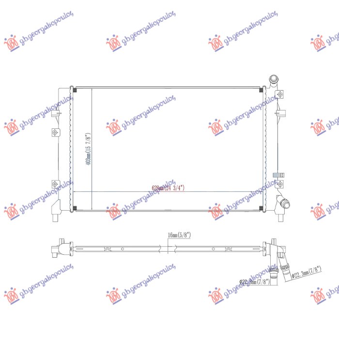 HLAD 1.4-1.6-2.0FSI/SDI M/A +A/C(65x41.5