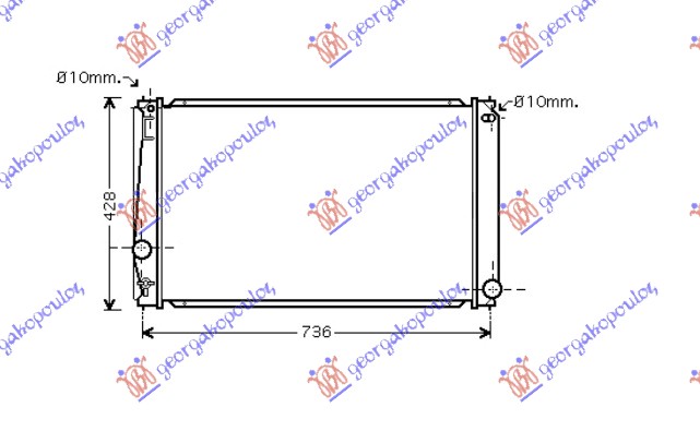 HLAD 2.0I 16V VVTI +/-A/C M/A(67.3x41.5)