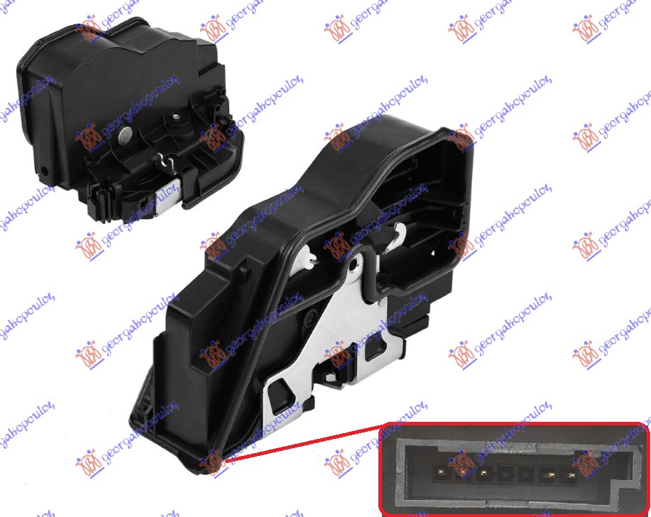 BRAVA PREDNJIH VRATA ELEKTRICNA -09 (5 PIN) - DESNO