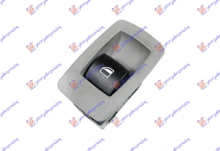 PREKIDAC U PREDNJIM ( i  ZADNJIM L=D) VRATIMA (SIVI OKVIR/CRNI TASTER) (3 PIN)