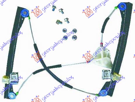 PODIZAC PROZORA ELEKTRICNI (BEZ MOTORA) 3 VRATA - LEVO