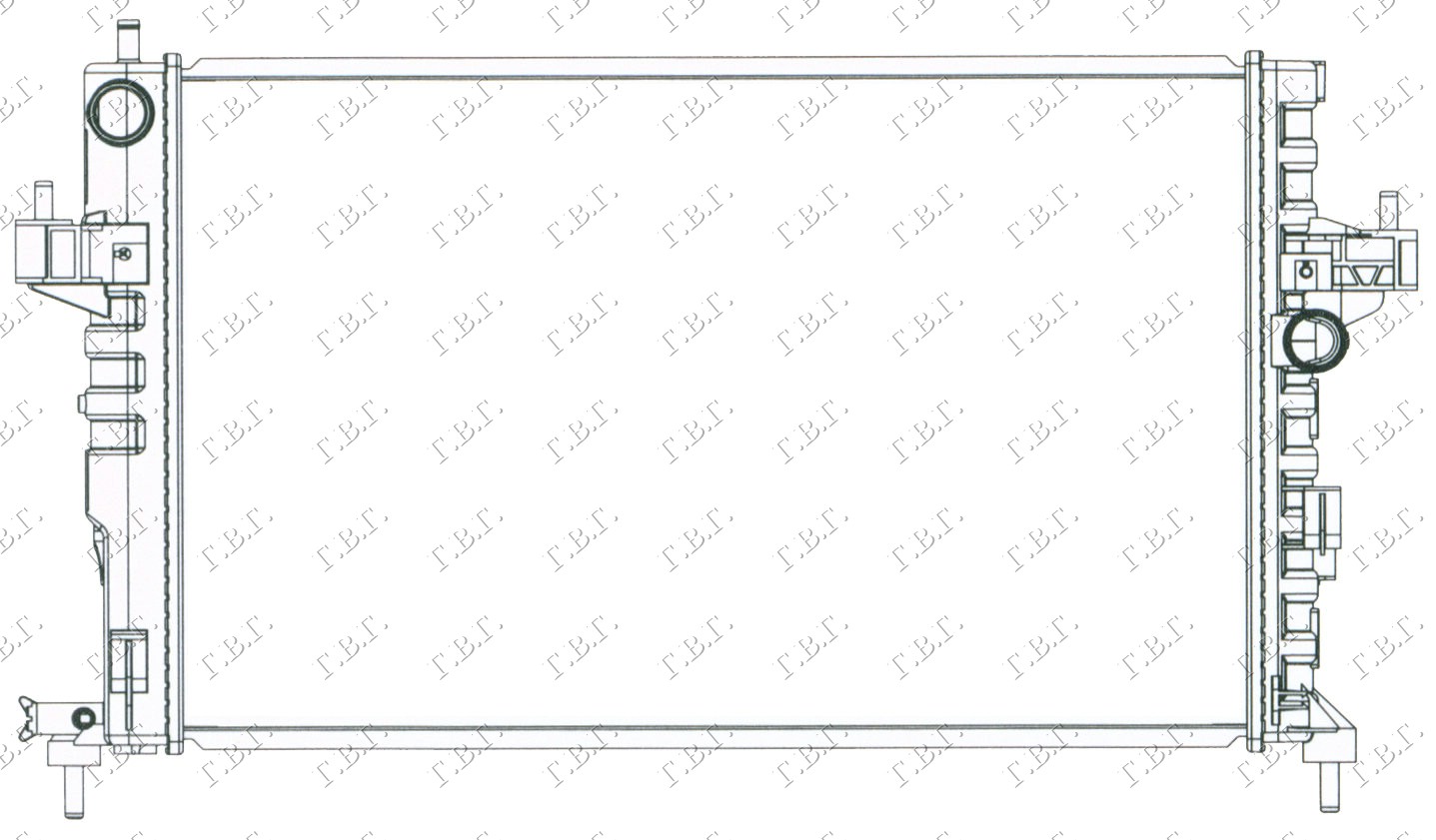HLADNJAK MOTORA 1.7DI 1.7DTI (60x35)