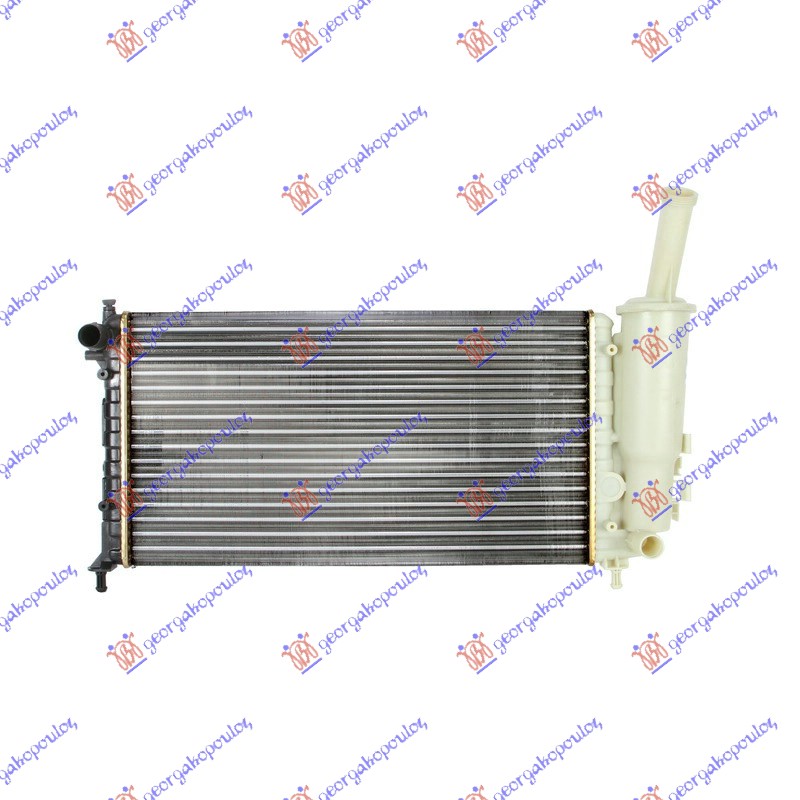 HLADNJAK MOTORA 1.2CC (MAN/AUTO) (+/-AC) (58x31.6) 01-03 (VALEO TIP) (NRF)