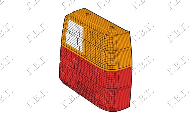 STAKLO STOP LAMPE D-Uno(84-89) - DESNO
