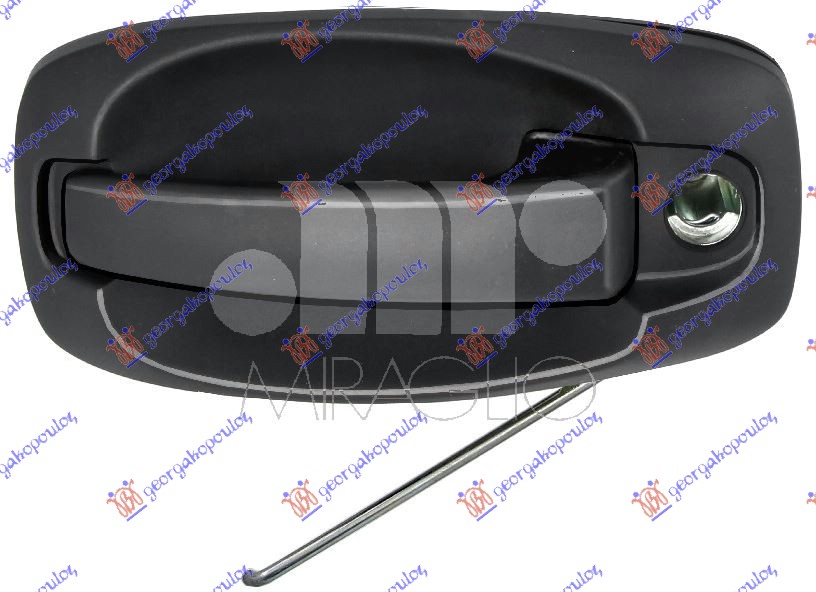 KVAKA PREDNJIH VRATA SPOLJASNJA (SA RUPOM ZA KLJUC) - LEVO