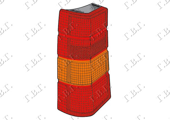STOP LAMPA KARAVAN L-Kadett E(84-91) - LEVO
