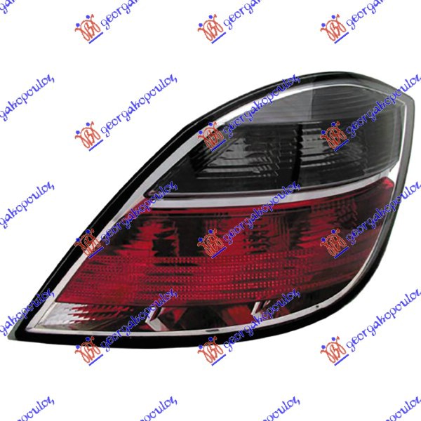 STOP LAMPA 5 VRATA (ZATAMNJENA CRVENA) 07- (DEPO) - DESNO