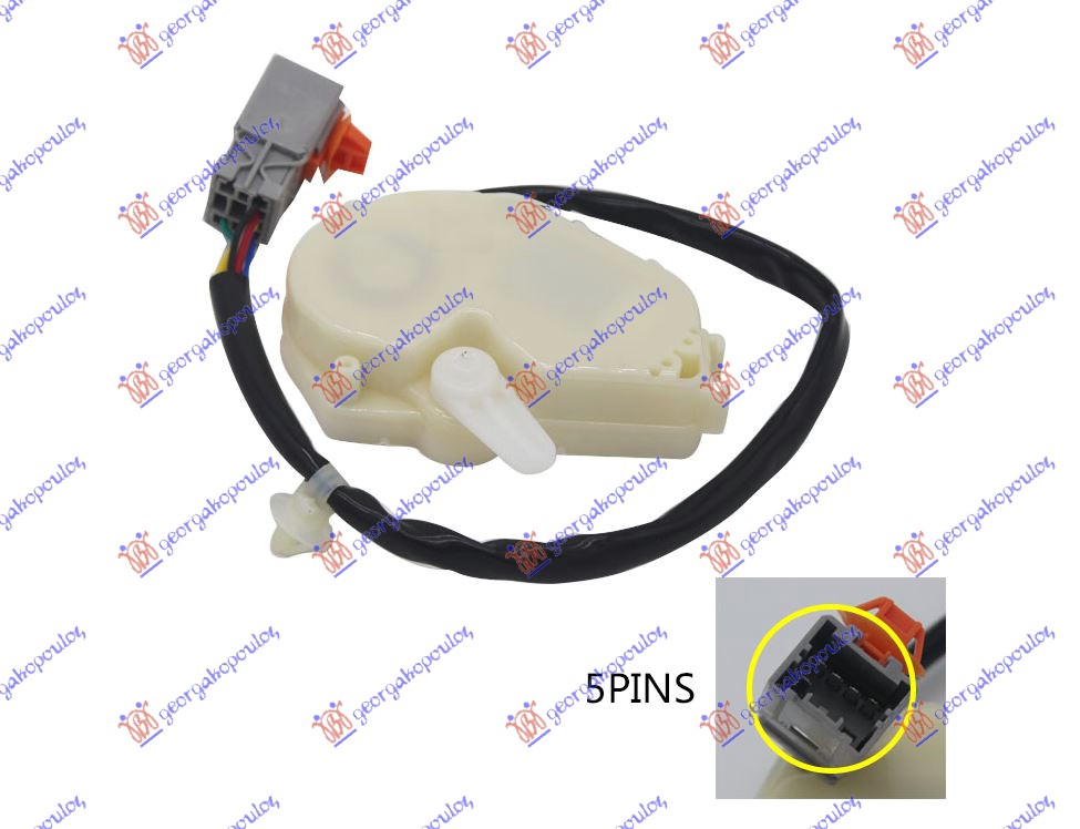 MOTOR BRAVE PREDNJIH VRATA (5 PIN) - LEVO