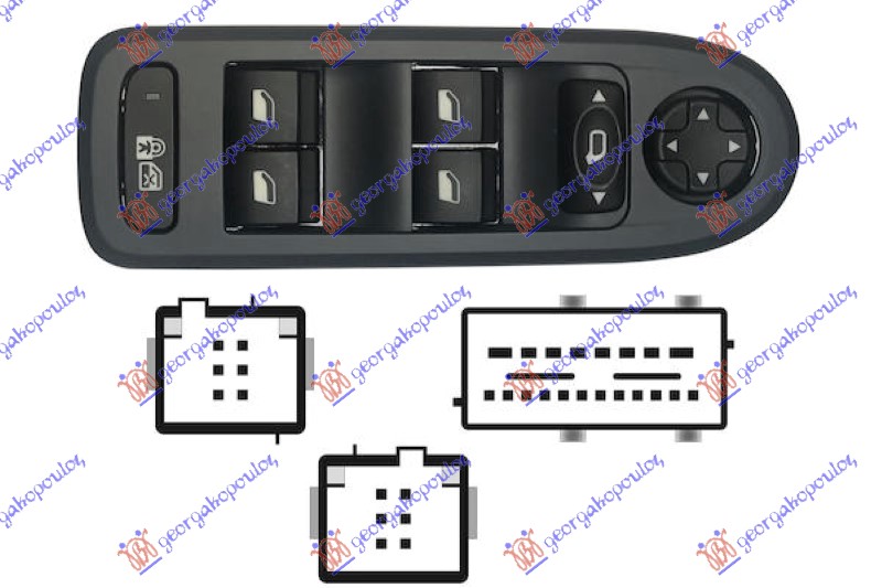 PREKIDAC U PREDNJIM VRATIMA (26 PIN) - LEVO