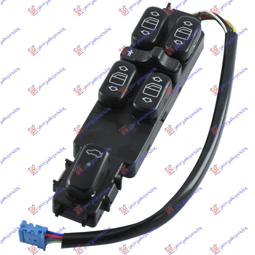 PREKIDAC U PREDNJIM VRATIMA (4 TASTERA) (8 PIN) - LEVO
