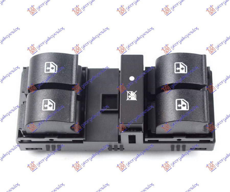 PREKIDAC U PREDNJIM VRATIMA (4 TASTERA) (8 PIN) - LEVO