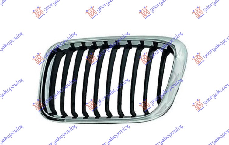 PVC MASKA HROM/CRNA - LEVO