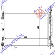 HLADNJAK MOTORA 1.6 BENZIN - 1.5 DIZEL (560x410x23) (NRF)