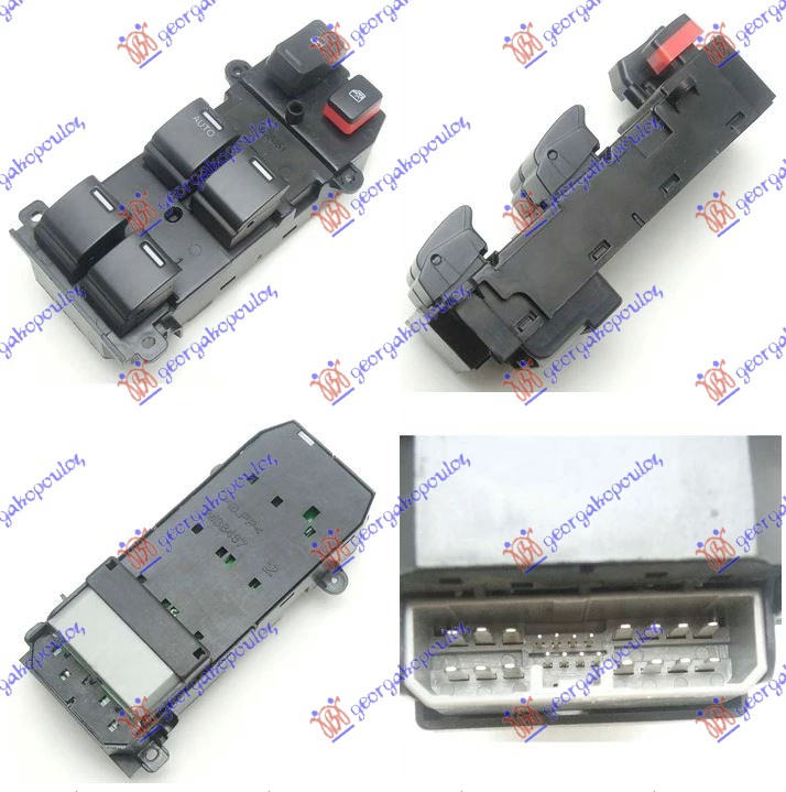 PREKIDAC U PREDNJIM VRATIMA (4 TASTERA) (22 PIN) - LEVO