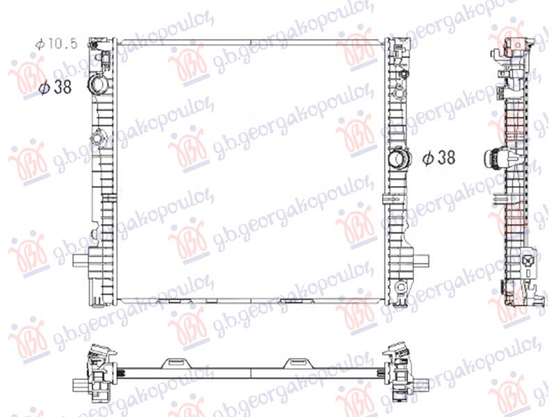 HLADNJAK MOTORA 2.0 BENZIN/HIBRID (615x605)
